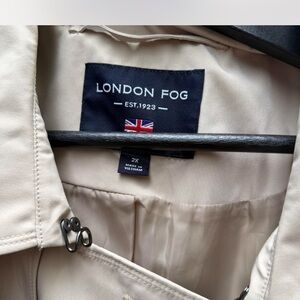 London Fog Classic Cream Coat